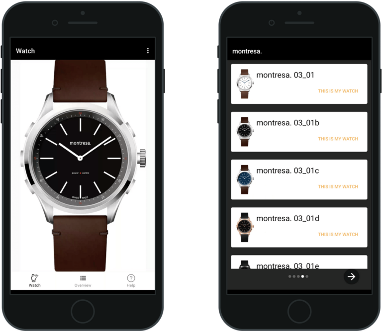 Montresa – Smartwatch App For IOS